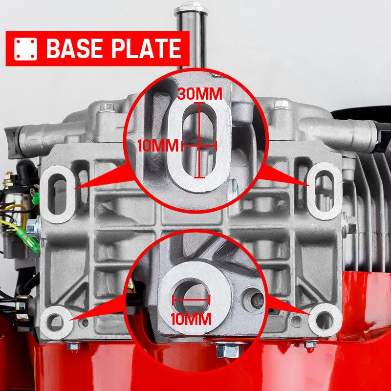 16HP Stationary Engine Petrol | Direct Ignition | OHV 4-Stroke | Electric Recoil Start | BAUMR-AG