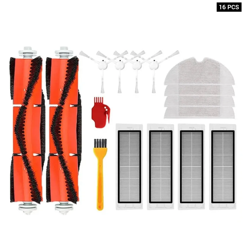 1c 1t Vacuum Mop Filter Brush Cloth Set