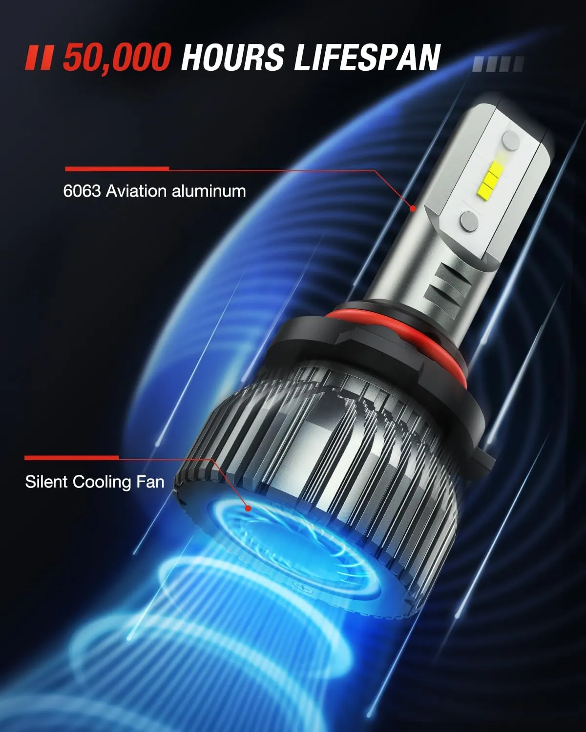 2000-2006 Toyota Camry 9005 9006 LED Headlight Bulbs