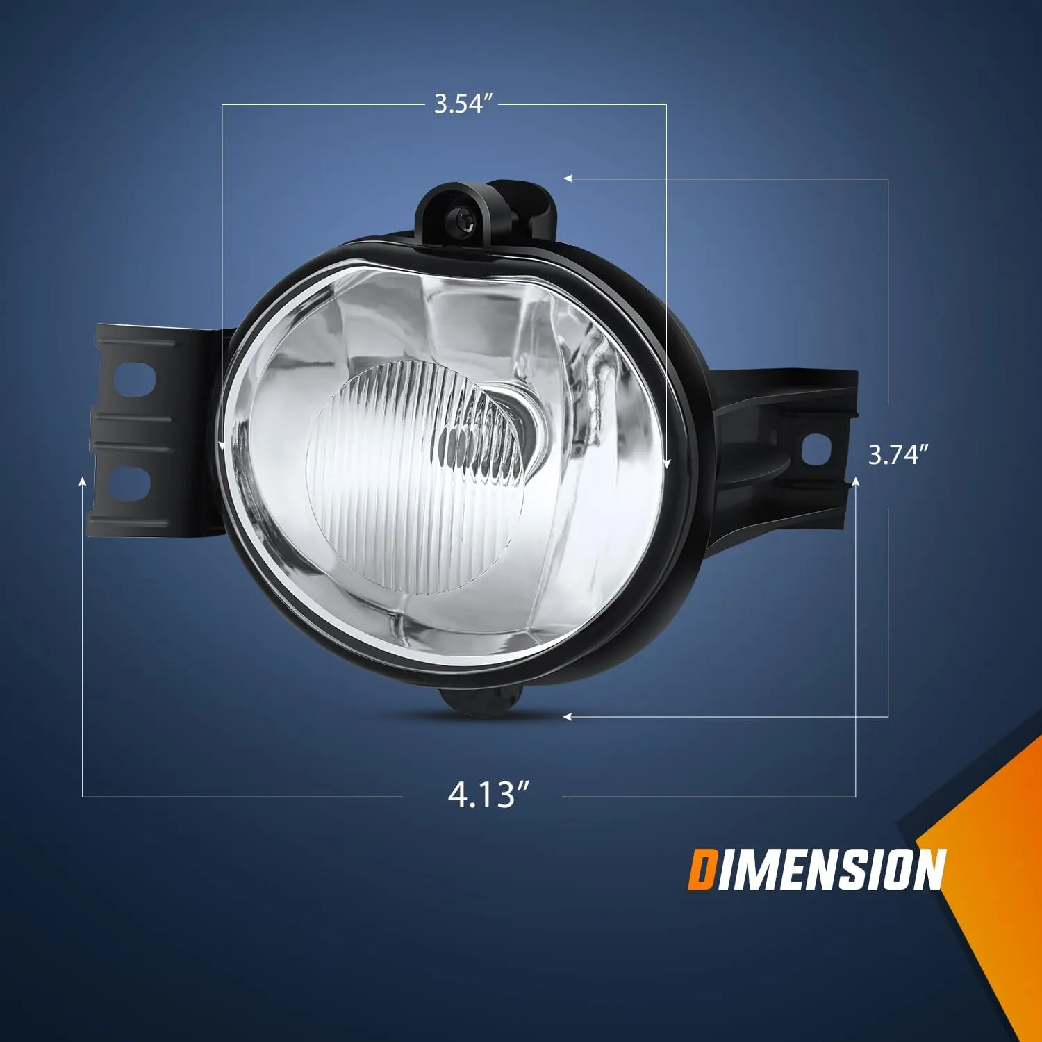 2002-2008 Dodge Ram 1500 2003-2010 Ram 2500 3500 2004 Durango 2nd Generation 2005 2006 Durango Fog Lights Assembly 9006 55W bulbs