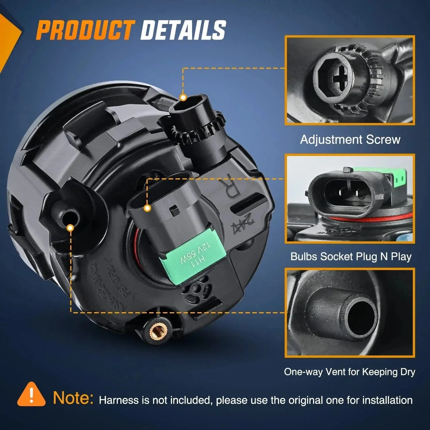 2007-2012 Versa 2009-2014 Cube Murano 2011-2014 Juke 2006-2013 Infiniti EX35 FX45 FX35 FX50 2010-2013 Infiniti G37 G25 2011-2013 M37 M56 Fog Lights Assembly