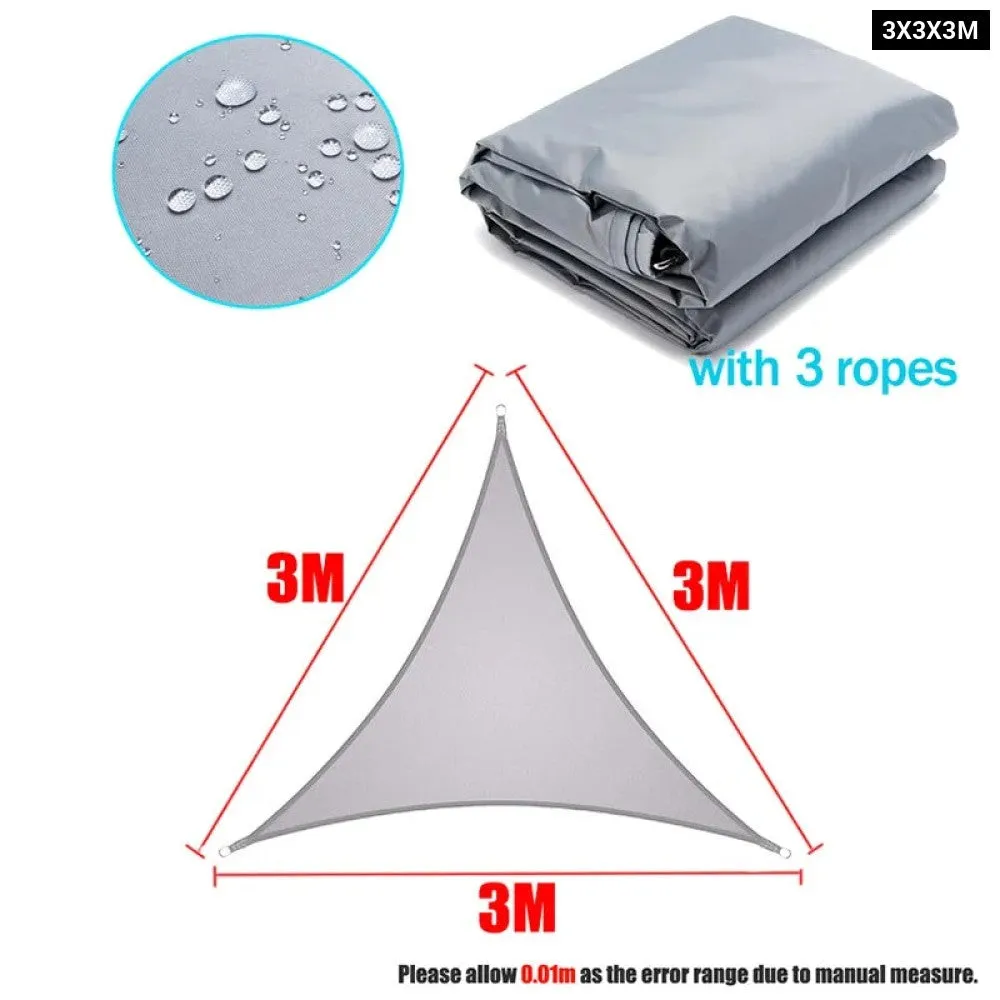 3/4*5m 5*6m 6*8m Uv Protection 70% Waterproof Oxford Cloth Outdoor Sun Sunscreen Shade Sails Net Canopies Yard Garden Encrypted