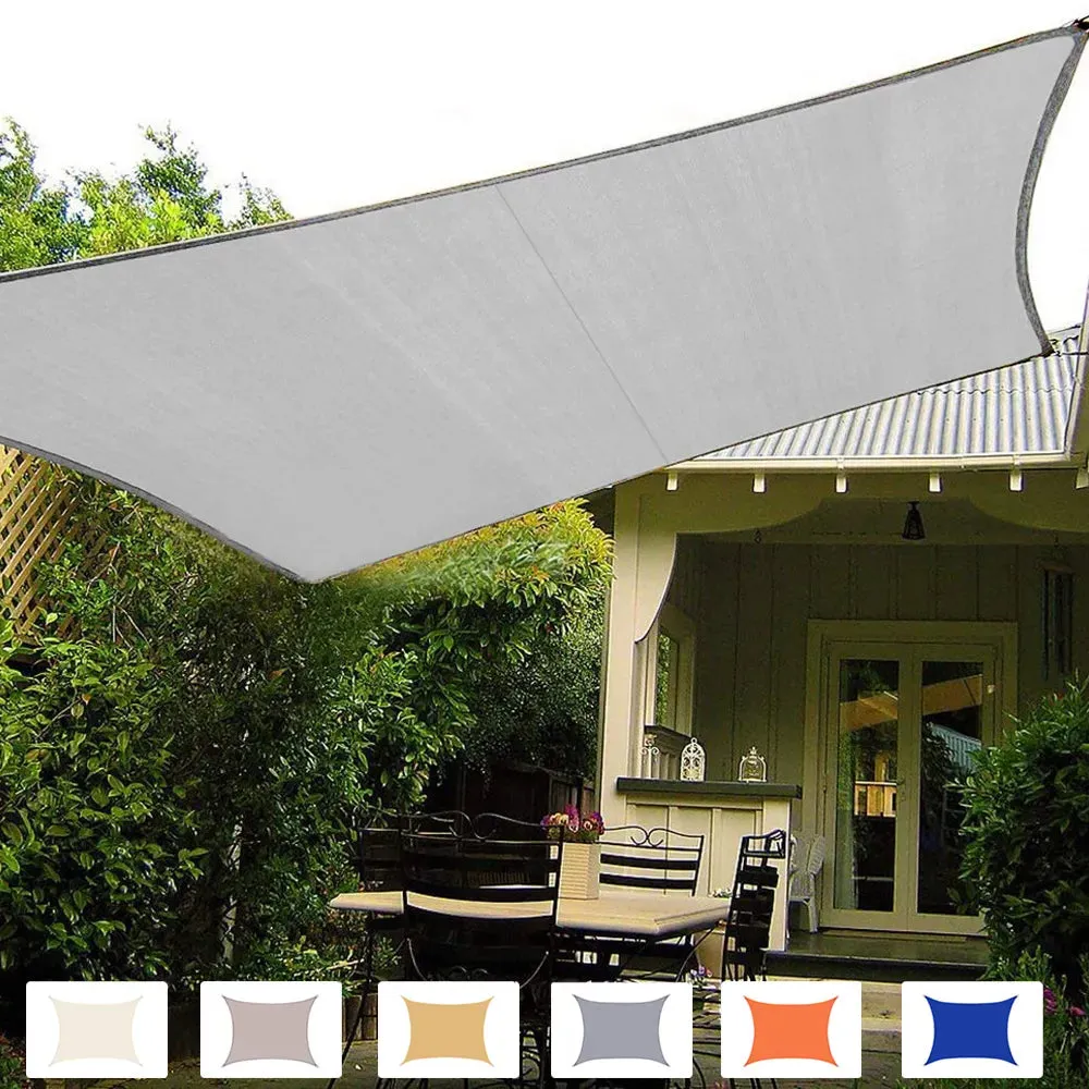 420d Waterproof Shade Sail Square Rectangle Sunshade Garden Terrace Canopy Swimming Yard Sail Awning
