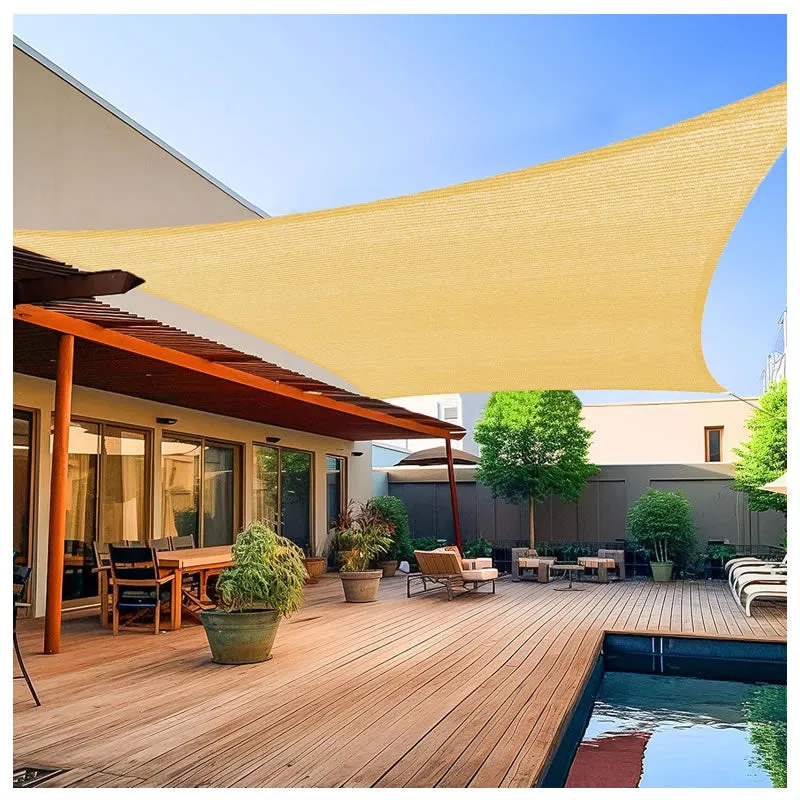 4M X 4M Anti-Uv Sun Shade Sail For Outdoor Garden Rv-130
