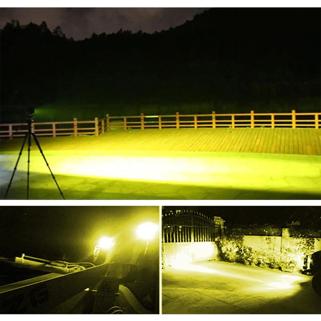 5 Inch 18W 24 LED Waterproof IP67 Two Bar Modified Off-Road Lights Spotlight Light Car Work Lights DC 9-48V | White