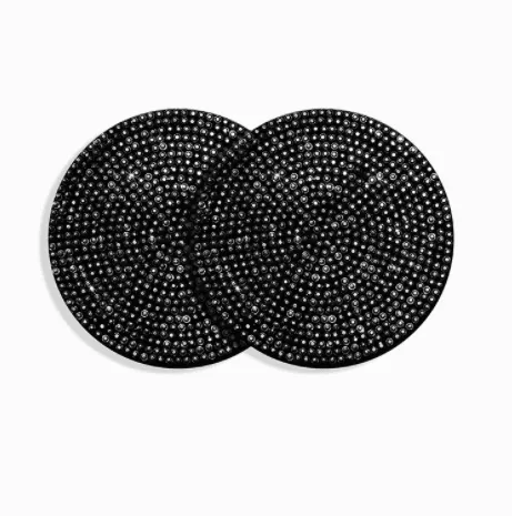 Bling Car Coasters For Cup Holder 2 Pack Universal Anti Slip Silicone Cup Holder Insert Crystal Rhinestone Car Interior Accessories