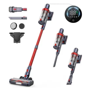 Cordless Vacuum Cleaner Built-in Aromatherapy Function 33Kpa 400W Touch Screen 50 Mins