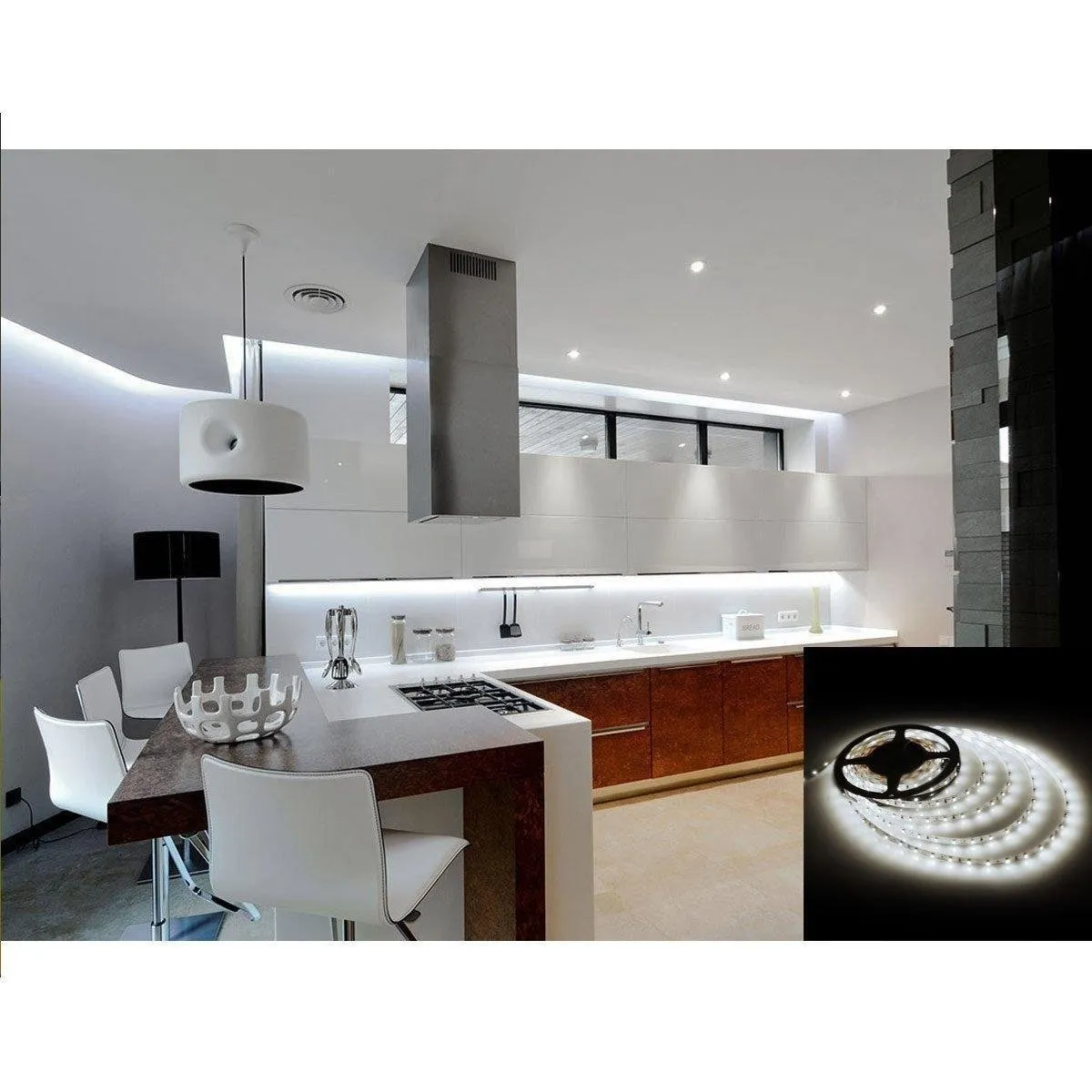 LED Standard Tape Lights 12V DC 16 ft Reel