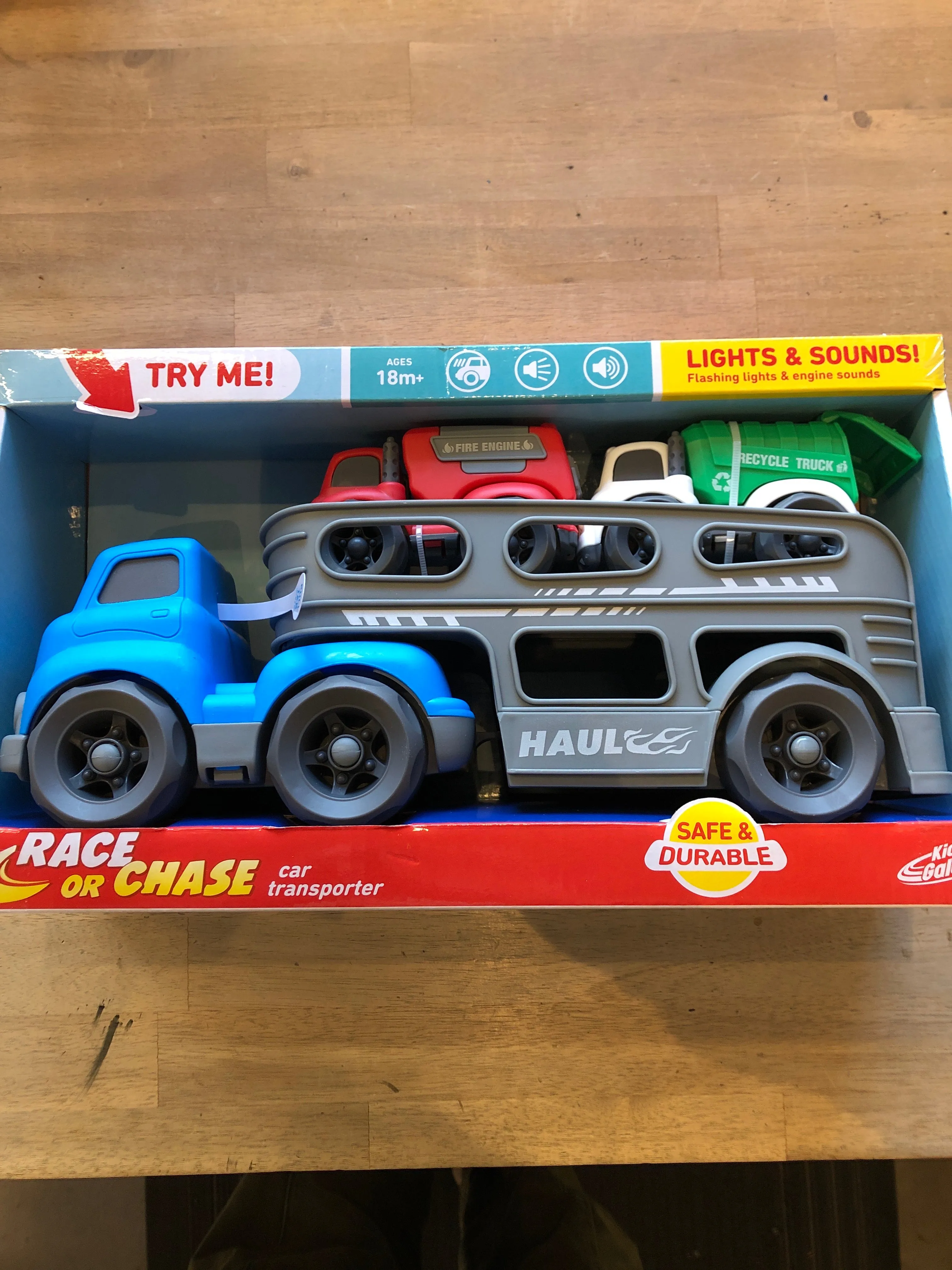 Lights & Sound Car Transporter