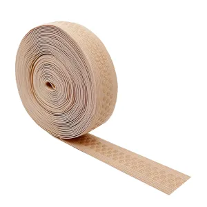 Mandala Crafts 1 Inch Elastic Silicone Gripper Tape for Clothing - 10 Yds Dotted Non Slip Elastic Band for Sewing - Silicone Elastic Straps Flat Stretchy Fabric Elastic Ribbon