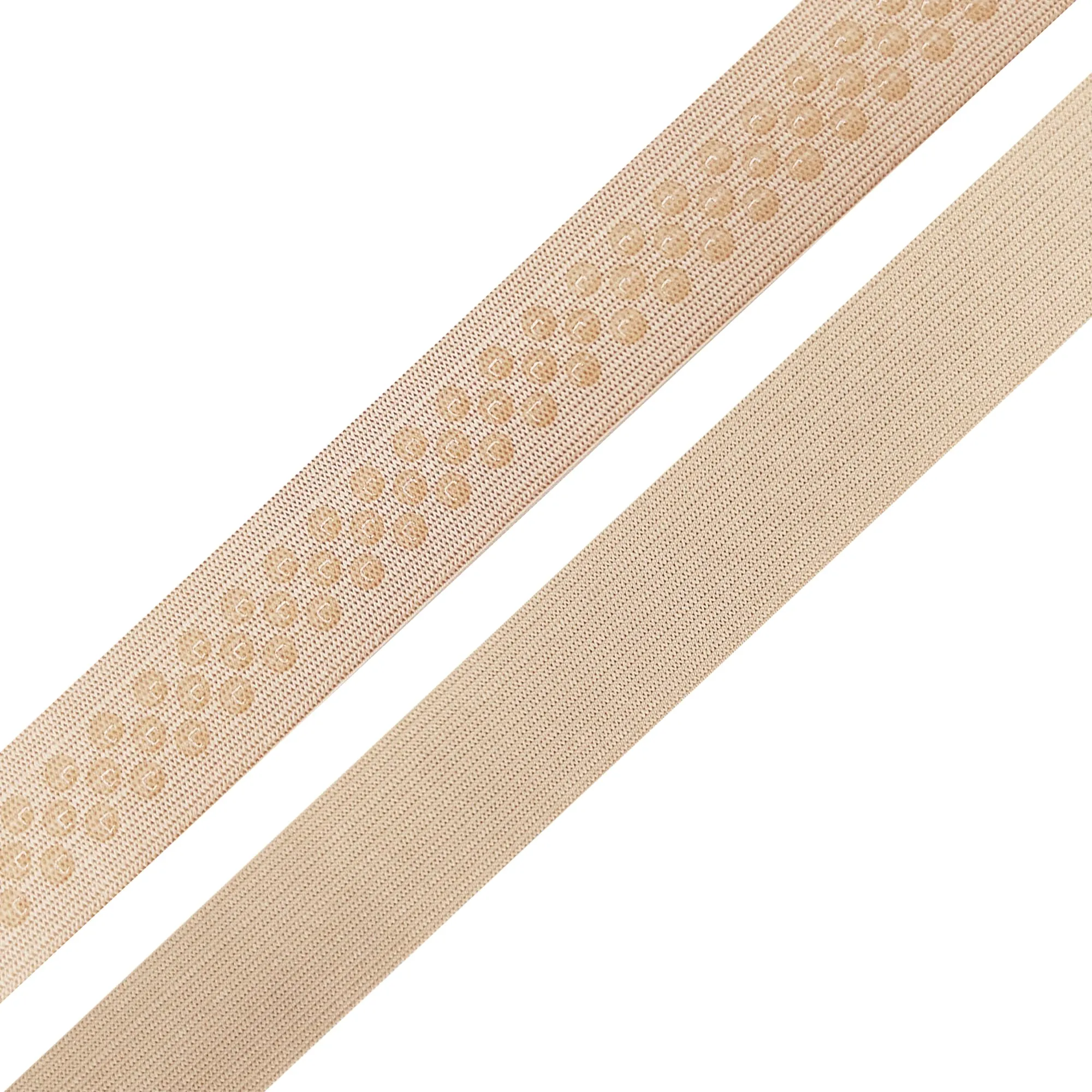 Mandala Crafts 1 Inch Elastic Silicone Gripper Tape for Clothing - 10 Yds Dotted Non Slip Elastic Band for Sewing - Silicone Elastic Straps Flat Stretchy Fabric Elastic Ribbon