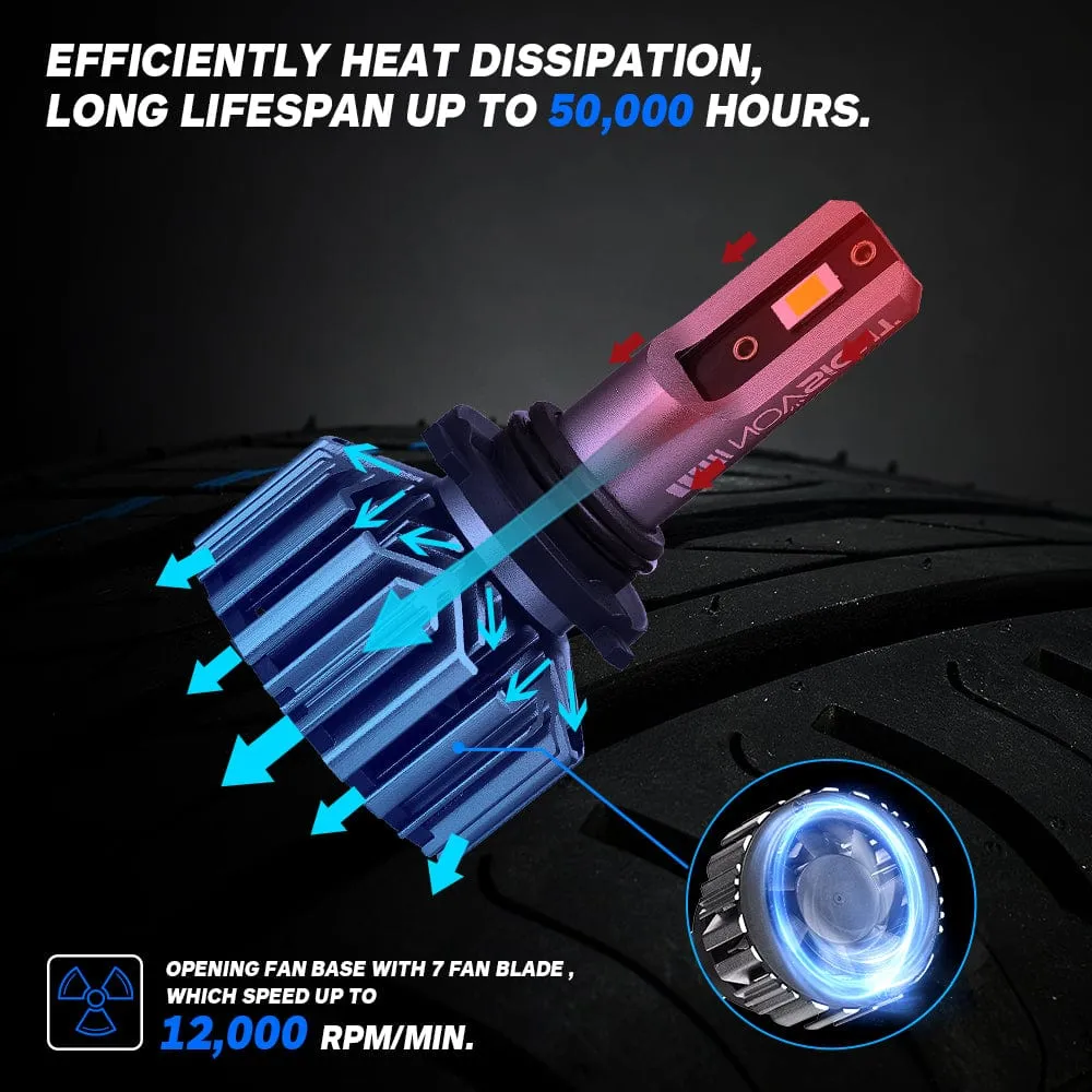 N11 Standard Series | 9006 HB4 LED Bulbs Cost-Effective 60W 13000LM 6500K White | 2 Bulbs