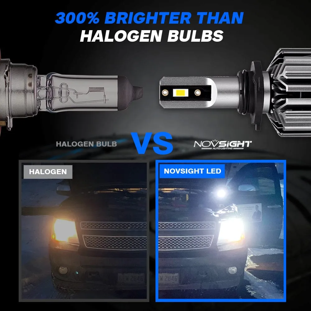 N11 Standard Series | 9006 HB4 LED Bulbs Cost-Effective 60W 13000LM 6500K White | 2 Bulbs