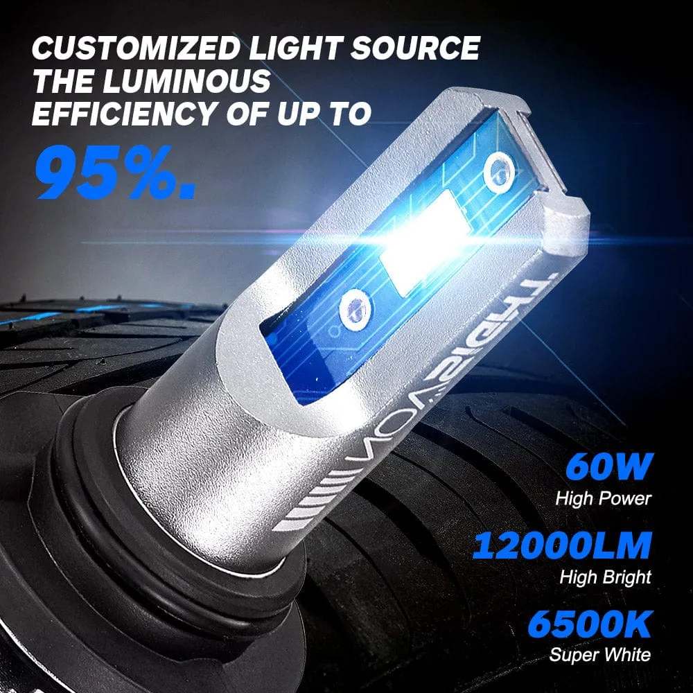 N11 Standard Series | 9006 HB4 LED Bulbs Cost-Effective 60W 13000LM 6500K White | 2 Bulbs