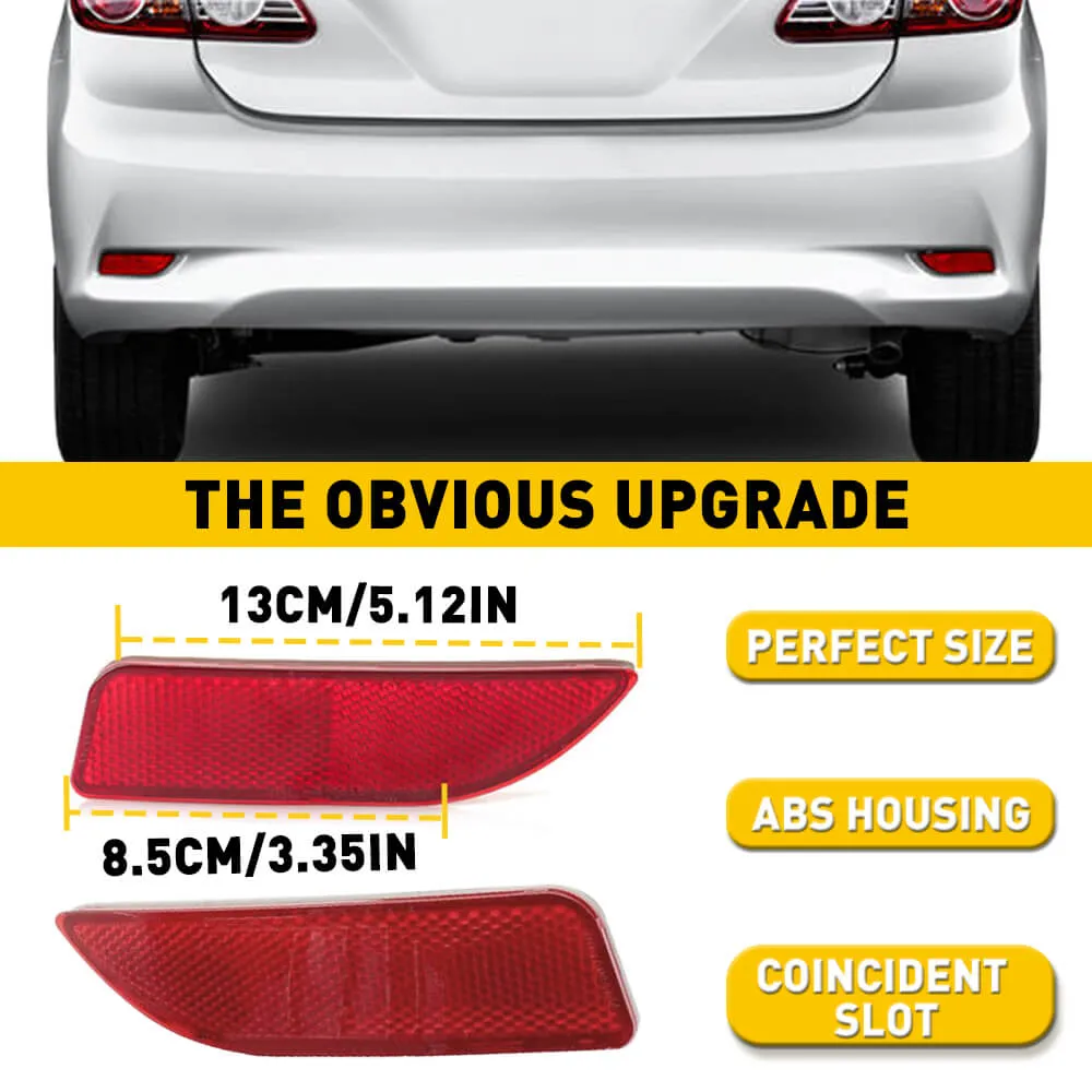 Rear Bumper Reflector Lamp Case for 2011-2013 Lexus CT 200h CT200h, 2011-2013 Toyota Corolla