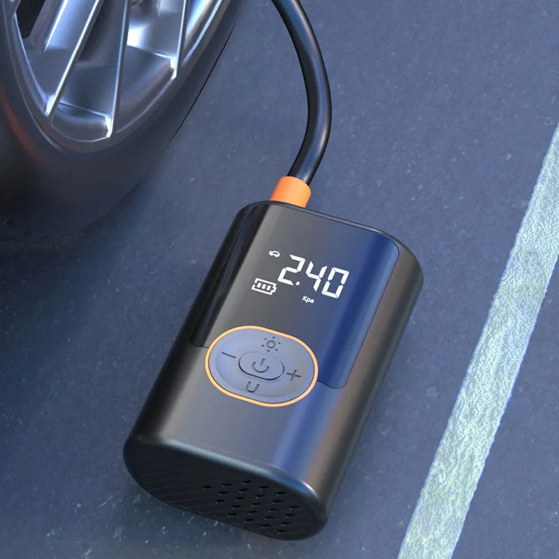 Up to 40% OFFMultifunctional Portable Car Tire Inflator with Light