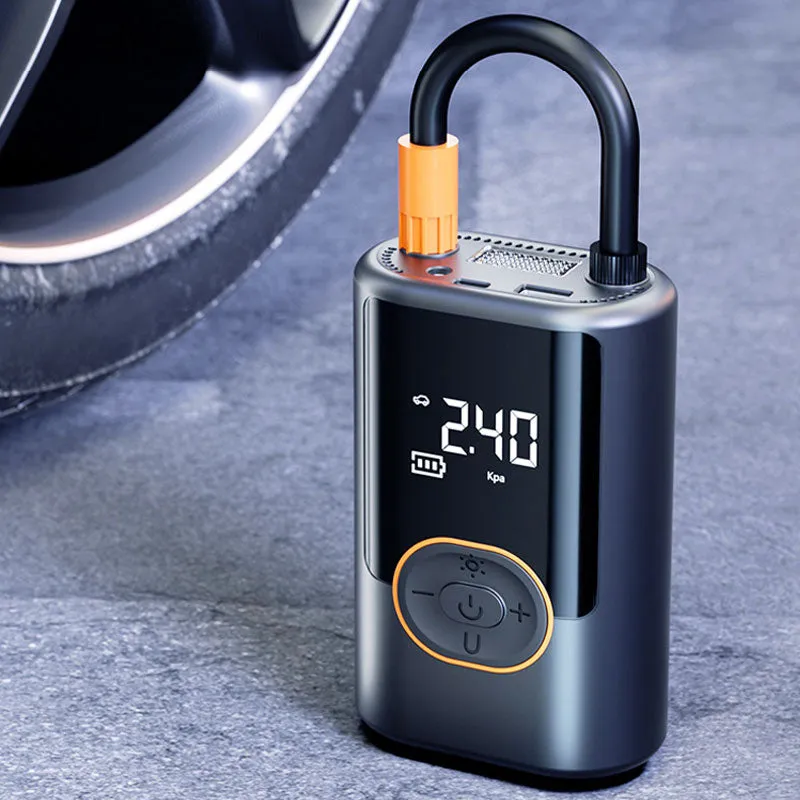 Up to 40% OFFMultifunctional Portable Car Tire Inflator with Light