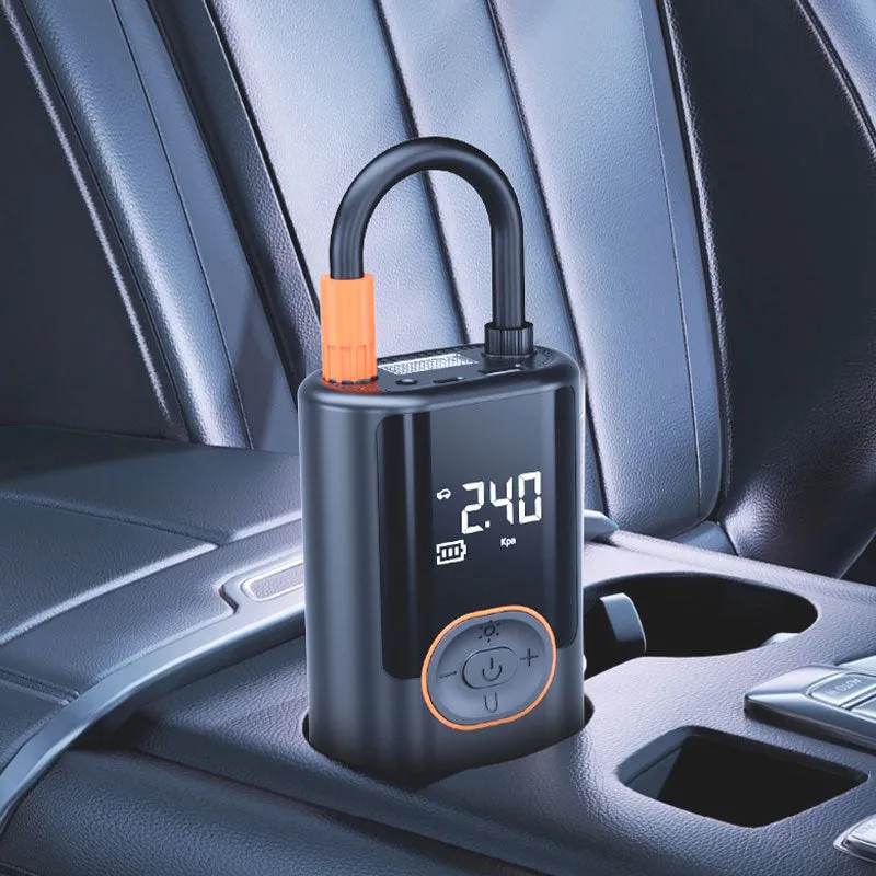Up to 40% OFFMultifunctional Portable Car Tire Inflator with Light